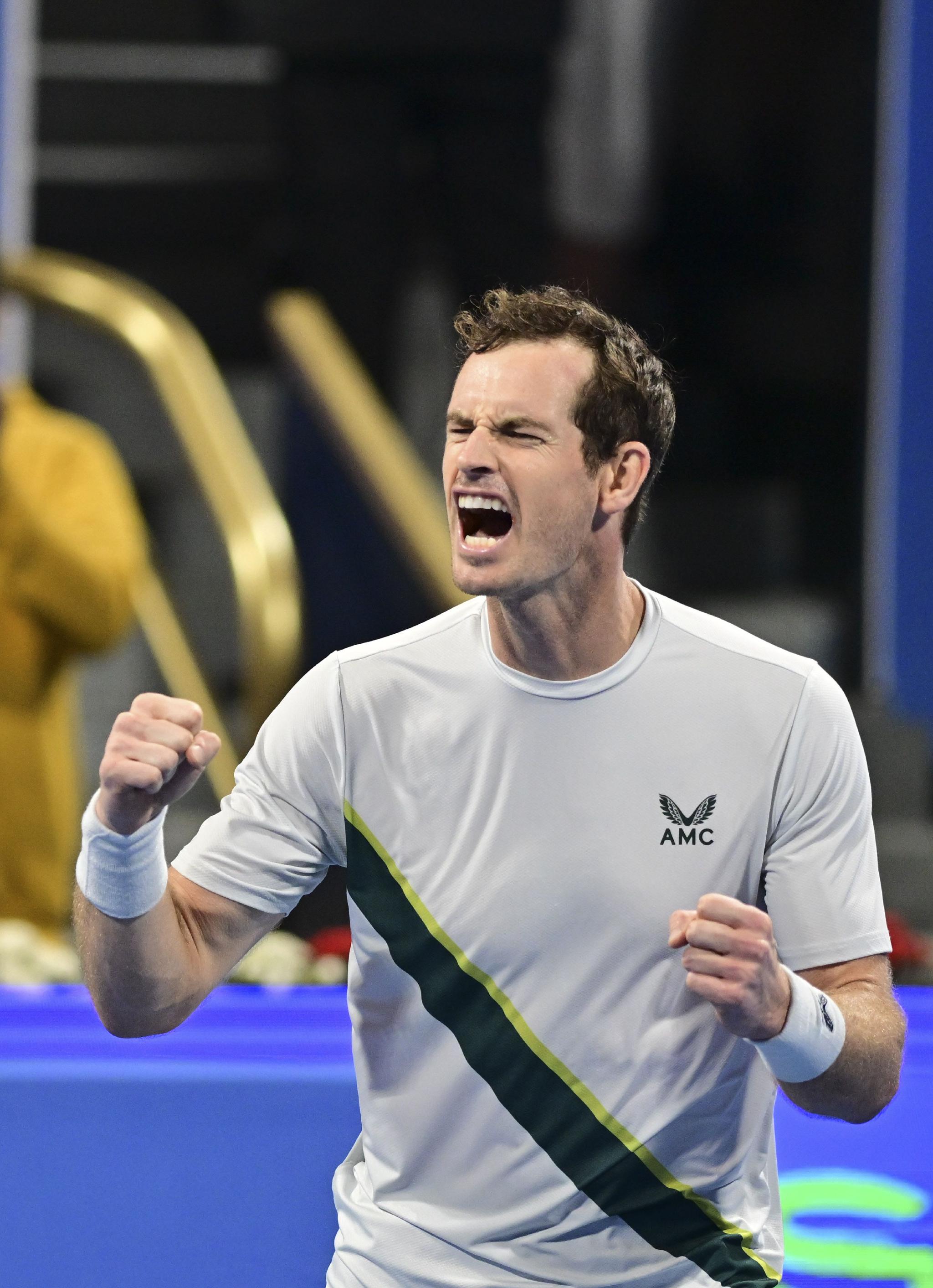 法网力克ATP总决赛，穆雷高光表现